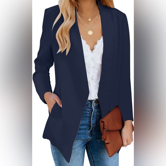 Vetinee Women's Open Front Blazer - NWOT - Picture 3 of 6